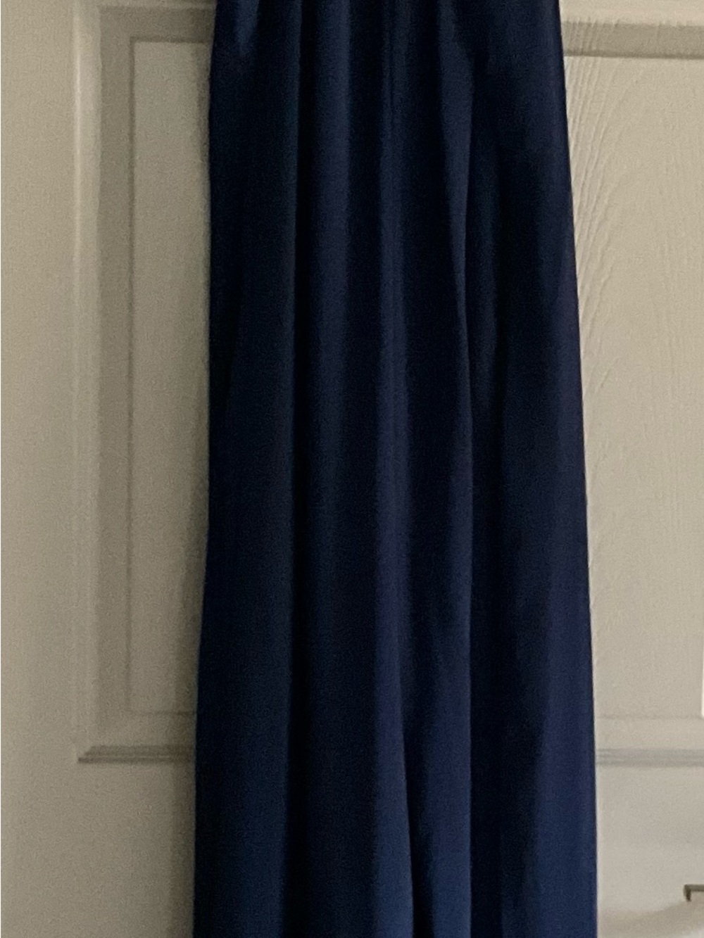 Women's Navy Maxi Skirt - Classic Flow